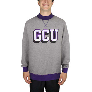 Blue 84 Men's Gray GCU ShadowTwill Crew