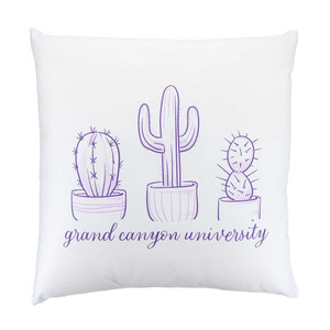 18" x 18" Neil White Grand Canyon University Cactus Pillow