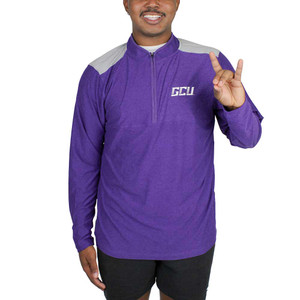 Colosseum Men's Purple GCU 1/4 Zip Jacket