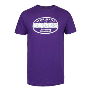 The Duck Company Men's Purple GCU Lopes Oval Tee