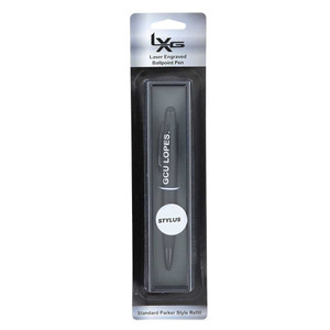 Black Engraved GCU Lopes Pen with Stylus