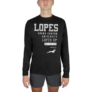 Champion Men's Black Lopes Grand Canyon University XL-49 Long Sleeve Tee