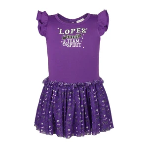 ZooZatz Infant Purple Lopes, Tutus, and Team Spirit Onesie Dress