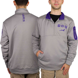 Colosseum Men's Gray GCU Lopes 1/4 Zip