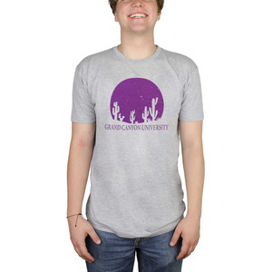 CI Sport Men's Gray Grand Canyon University Cactus Tee
