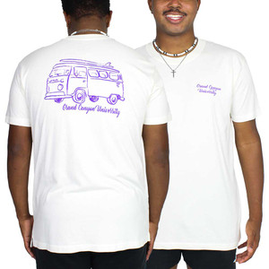 Uscape Men's White Grand Canyon University Surf Van Tee