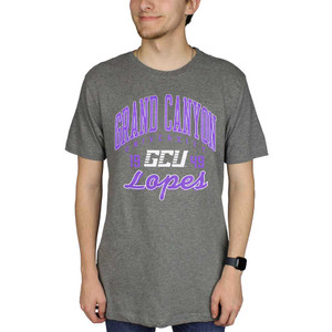 Camp David Men's Gray Grand Canyon University 1949 GCU Lopes Tee