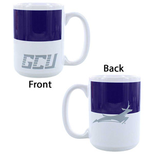 15 oz White and Purple GCU Mug