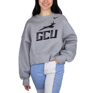 Nike Women's Gray GCU Cropped Crew