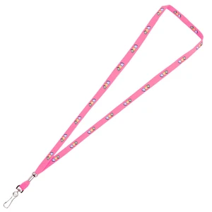 Pink GCU Candy Heart Lanyard