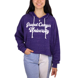 Colosseum Women's Heathered Purple Grand Canyon University Hoodie