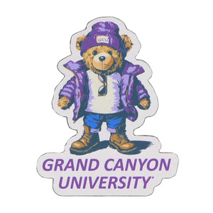Grand Canyon University Puffer Jacket Teddy Bear Magnet