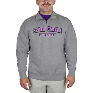 Blue 84 Men's Gray Grand Canyon University 1/4 Zip