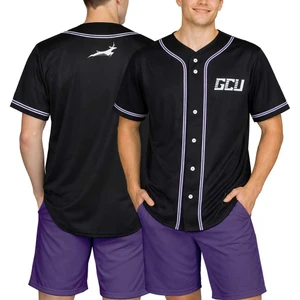 Prosphere Men's Black GCU Baseball Jersey