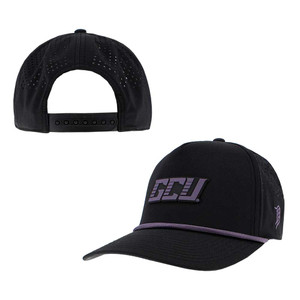 Branded Bills Black and Lavender GCU Snapback Hat