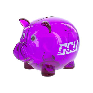 Purple GCU Piggy Bank