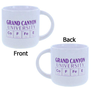White Grand Canyon University Elements Mug