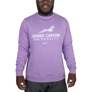 Nike Men's Lavender Running Lope Grand Canyon University Crew