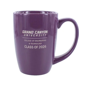14 oz Purple GCU College of Engineering & Technology Class of 2026 Mug