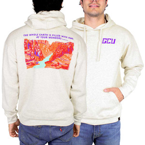 Image One Oatmeal GCU Psalms 65:8 Hoodie
