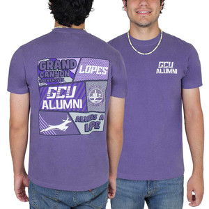 Comfort Colors Men's Purple GCU Alumni Comic Tee
