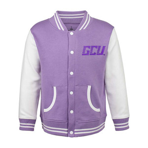Creative Knitwear Toddler Lavender and White GCU Lettermans Jacket