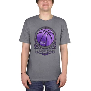 The Duck Company Men's Gray GCU Lopes Basketball Nouveau Tee