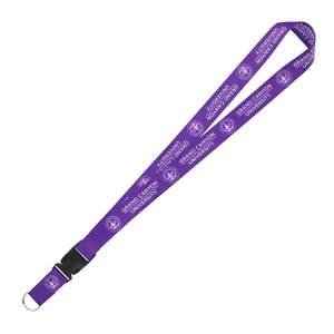 Purple Grand Canyon University Seal Buckle Clasp Lanyard