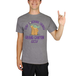 Blue 84 GCU Grogu Stop Touching Things Tee