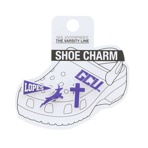 GCU Lopes Shoe Charms - 4 Pack