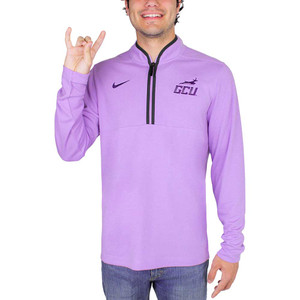 Nike Men's Dri-FIT Lavender Running Lope GCU 1/4 Zip