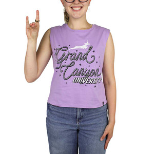 Gameday Social Women's Lavender Grand Canyon University Running Lope Tank