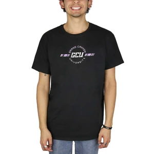 Champion Men's Black Grand Canyon University Lavender Lines Tee