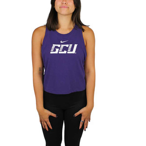 Nike Women's Dri-FIT Purple GCU Cropped Tank