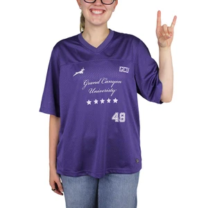 Hype and Vice Women's Purple Grand Canyon University Stars 49 Football Jersey