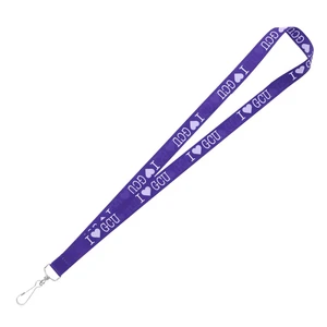 Purple I Heart GCU Lanyard