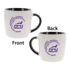 12 oz White GCU Running Lope Circular Grand Canyon University Decal