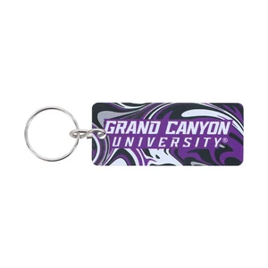 Swirly Paint Grand Canyon University Keychain