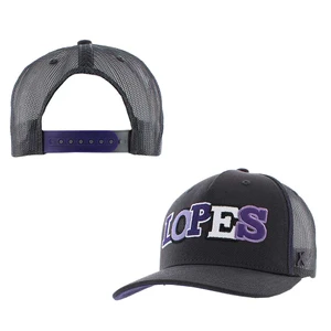 CAPX Black Multiple Patches Lopes Strapback Hat
