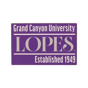 Purple Grand Canyon University Lopes Est. 1949 Magnet