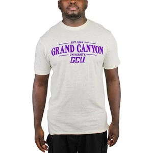 Camp David Men's Cream Grand Canyon University GCU Short Sleeve Tee