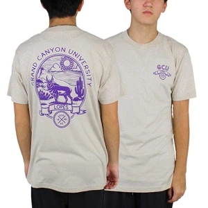 Uscape Tan Men's Grand Canyon University Antelope Desert Scene Tee