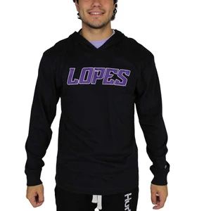 Champion Men's Black Lopes Hooded Long Sleeve