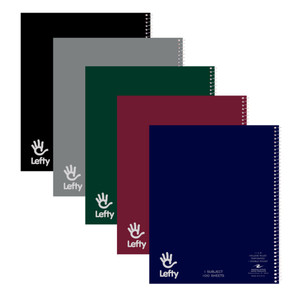 Lefty 1 Subject Notebook (Random Color Shipped)