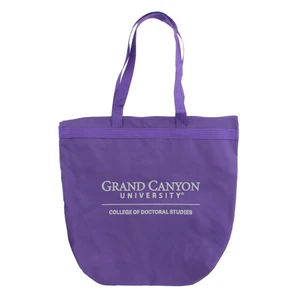 Grand Canyon University College of Doctoral Studies Purple Tote Bag