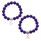 Emerson Street Purple GCU Baseball Beaded Bracelet