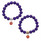 Emerson Street Purple GCU Basketball Beaded Bracelet