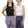 Champion Women's GCU Ribbed Henley Cropped Tank