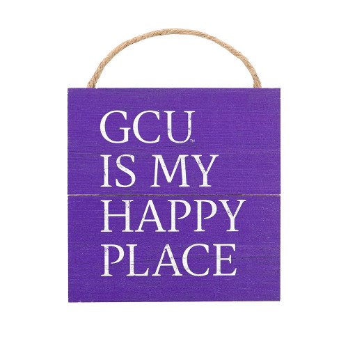 GCU Is My Happy Place Wooden Sign