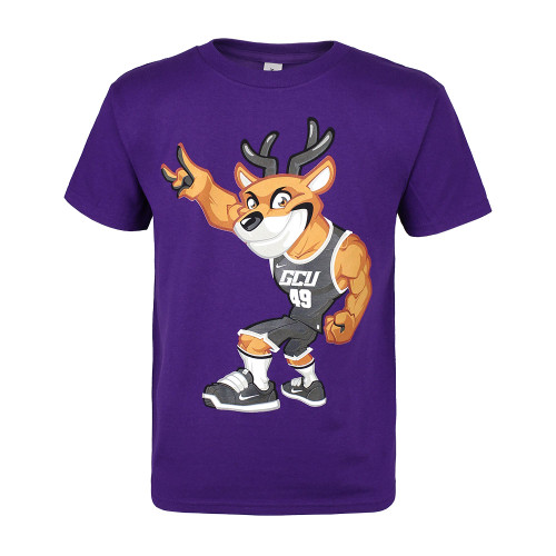 Youth Purple Game Day Thunder Tee